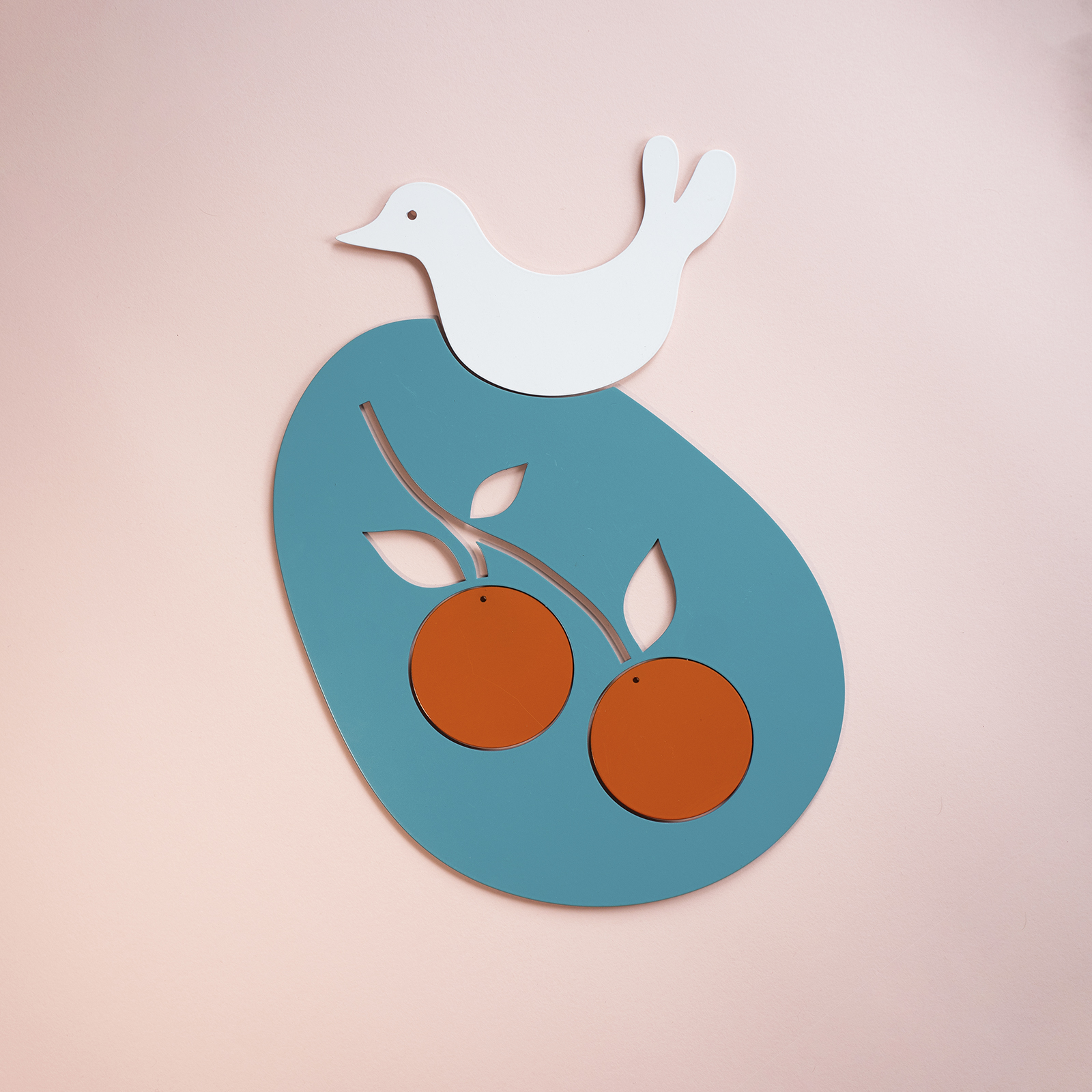 Bitter oranges & bird - Coaster & trivet set - Large - Image 2