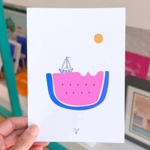 The Watermelon Postcard
