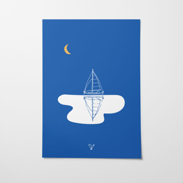 The Sailboat Postcard