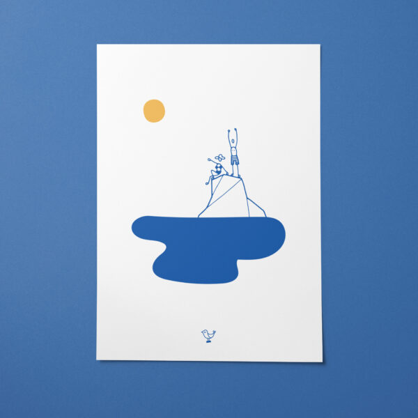 The Swimmers Postcard